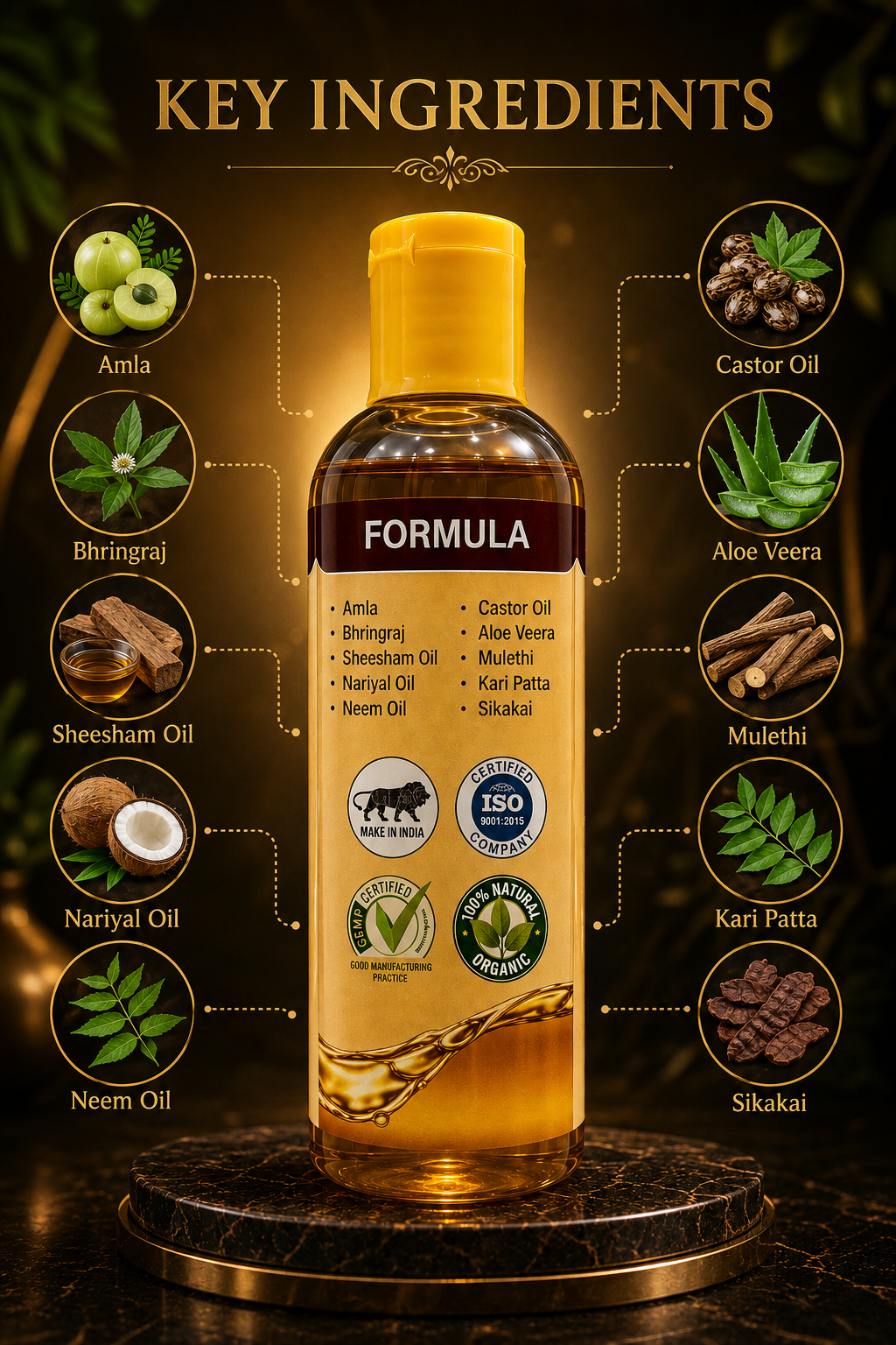 Zulf Kohinoor Hair Oil view 3